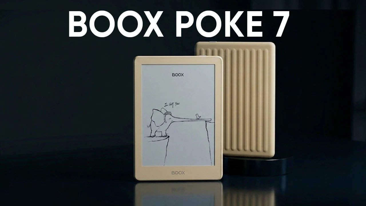 BOOX Poke 7 vs Kindle Paperwhite: uma comparação compacta de scanner de e-book