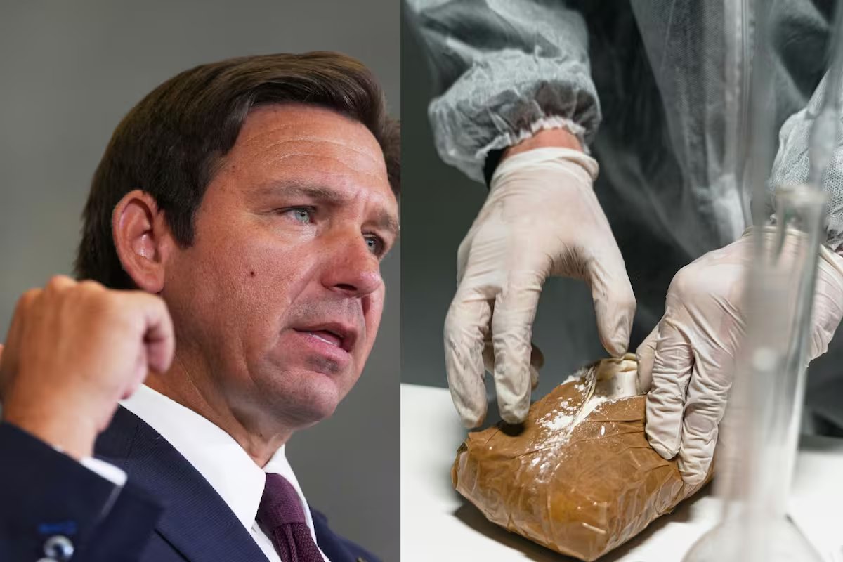 Boas notícias na Flórida. DeSantis citou uma queda acentuada nas mortes por opioides e fentanil