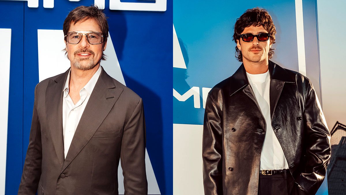 Brad Pitt, Jacob Elordi e outros participam da inauguração do carro Mercedes-AMG na 6th Street Bridge em Los Angeles – Just Jared – Celebrity News & Gossip