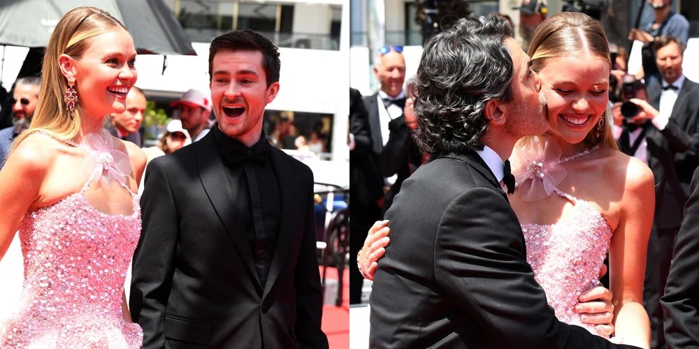 Cena da estreia do filme ‘The White Lotus’ em Cannes, com Charlie Davis do Survivor no papel de camafeu (fotos) – Just Jared – Celebrity News & Gossip