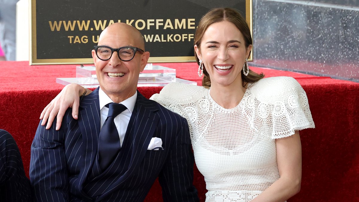 Como Emily Blunt e Stanley Tucci se relacionam na vida real: sim, eles são realmente uma família! – Just Jared – Notícias e fofocas sobre celebridades