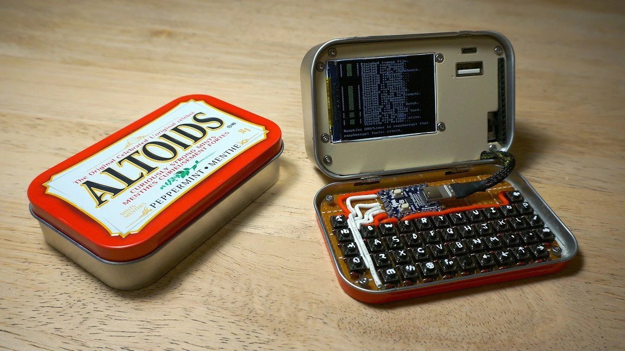 Como construir um Cyber ​​​​Deck em uma lata de Altoids