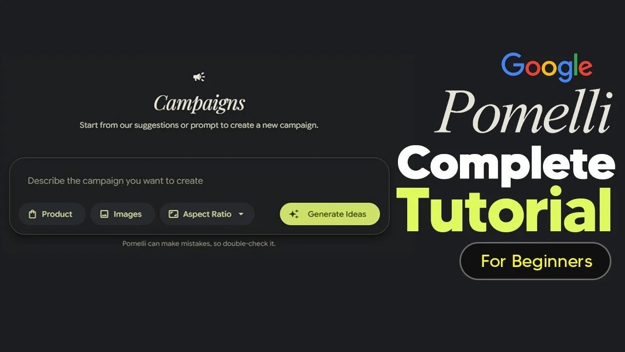 Como gerar campanhas de marketing de IA com Google Pomelli.