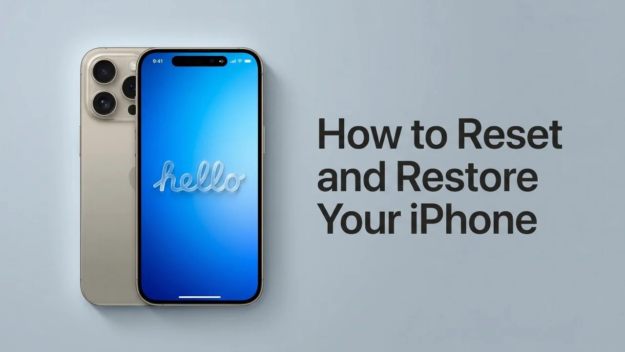 Como restaurar e restaurar o iPhone com segurança (Guia 2026)