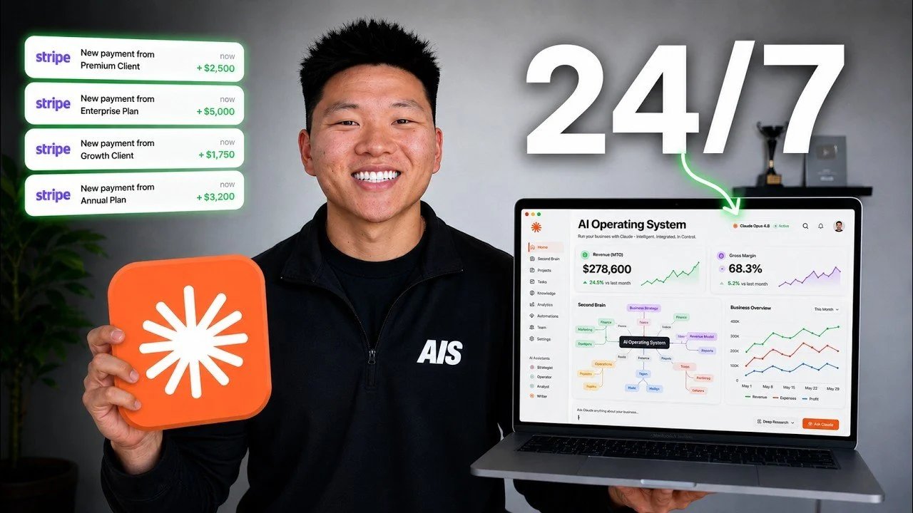 Como transformei Claude Opus 4.8 em um sistema operacional de IA