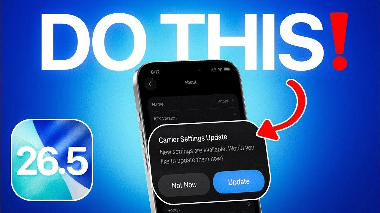 Configurações básicas para verificar após a atualização do iOS 26.5
