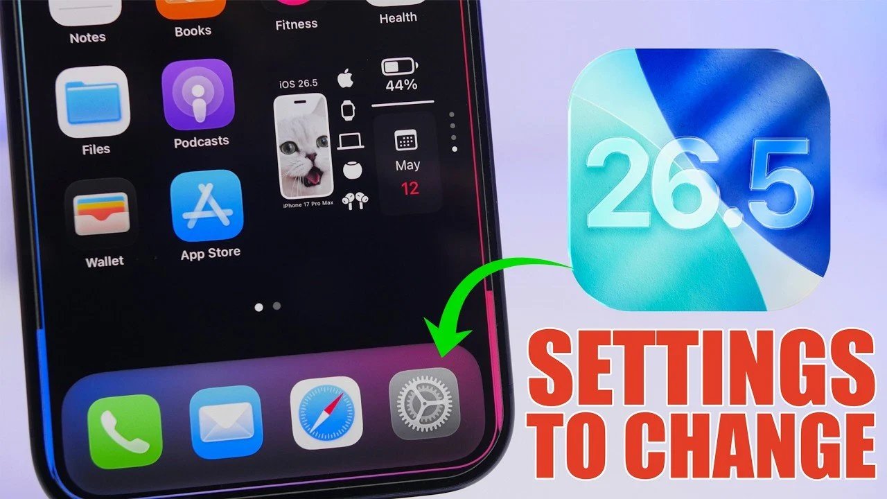Configurações do iOS 26.5-10 que você PRECISA alterar imediatamente!