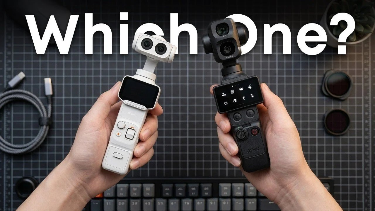 Confronto de Pocket Cam: DJI Pocket 4P vs Luna Ultra