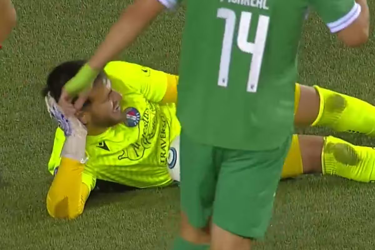 Copa Sul-Americana. Um gesto do goleiro do Audax Italiano que irritou os jogadores do Barracas Central