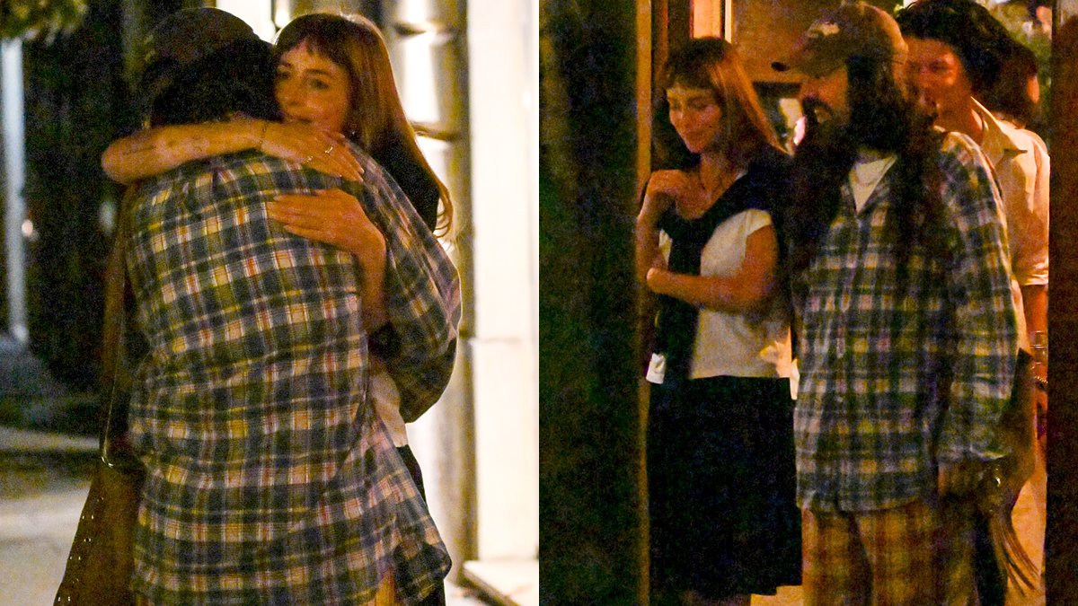 Dakota Johnson dá um abraço doce com o designer Valentino Alessandro Michele durante jantar em Roma – Just Jared – Celebrity News & Gossip