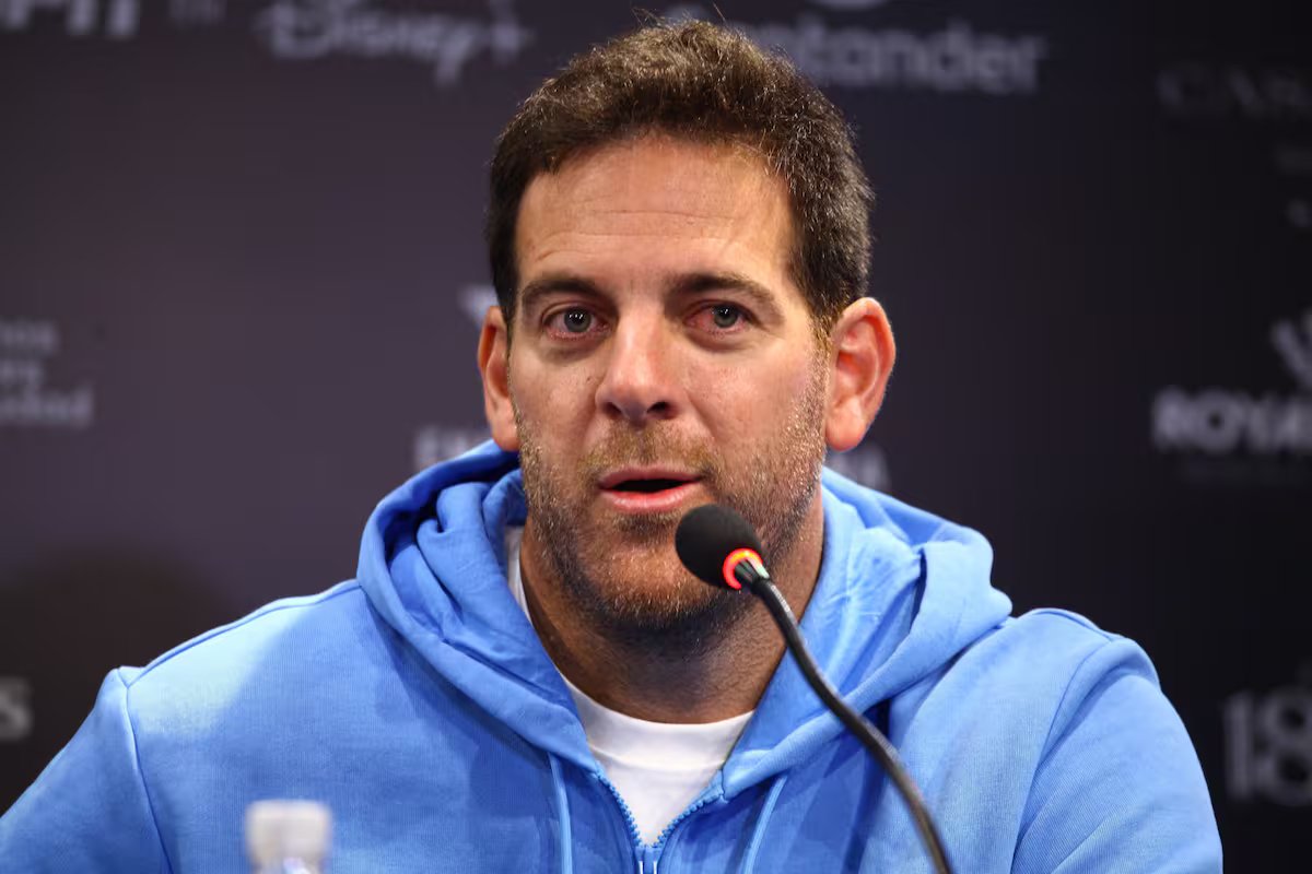 Del Potro falou pela primeira vez sobre o roubo em sua casa. “Eu gostaria que Tandil ficasse calmo novamente.”