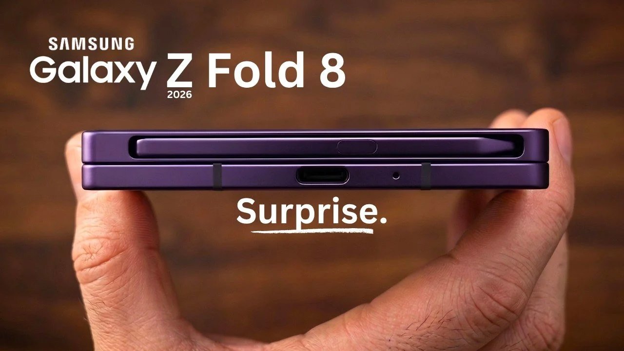 Especificações do Galaxy Z Fold 8: tela de camada dupla e câmera de 200 MP