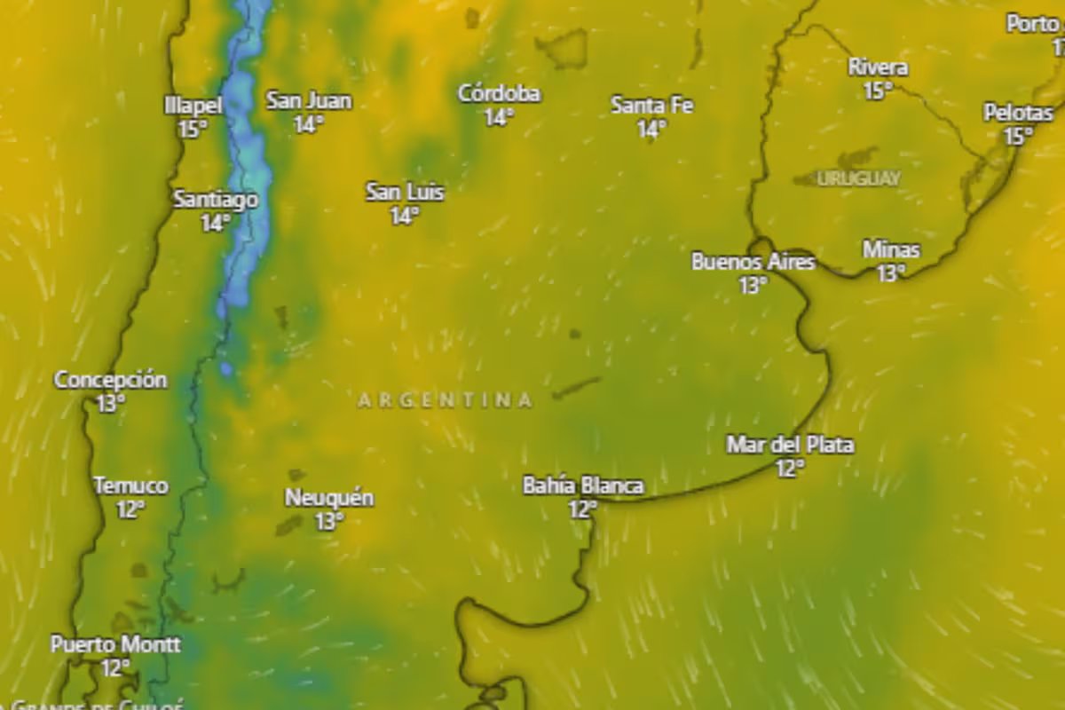 Está a desenvolver-se um forte anticiclone que trará temperaturas muito baixas, instabilidade e humidade dentro de 48 horas; áreas afetadas.