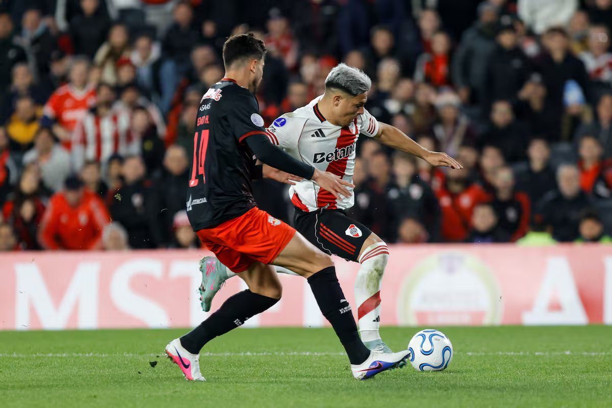Esta é a classificação do grupo River na Copa Sul-Americana de 2026, dia 5.