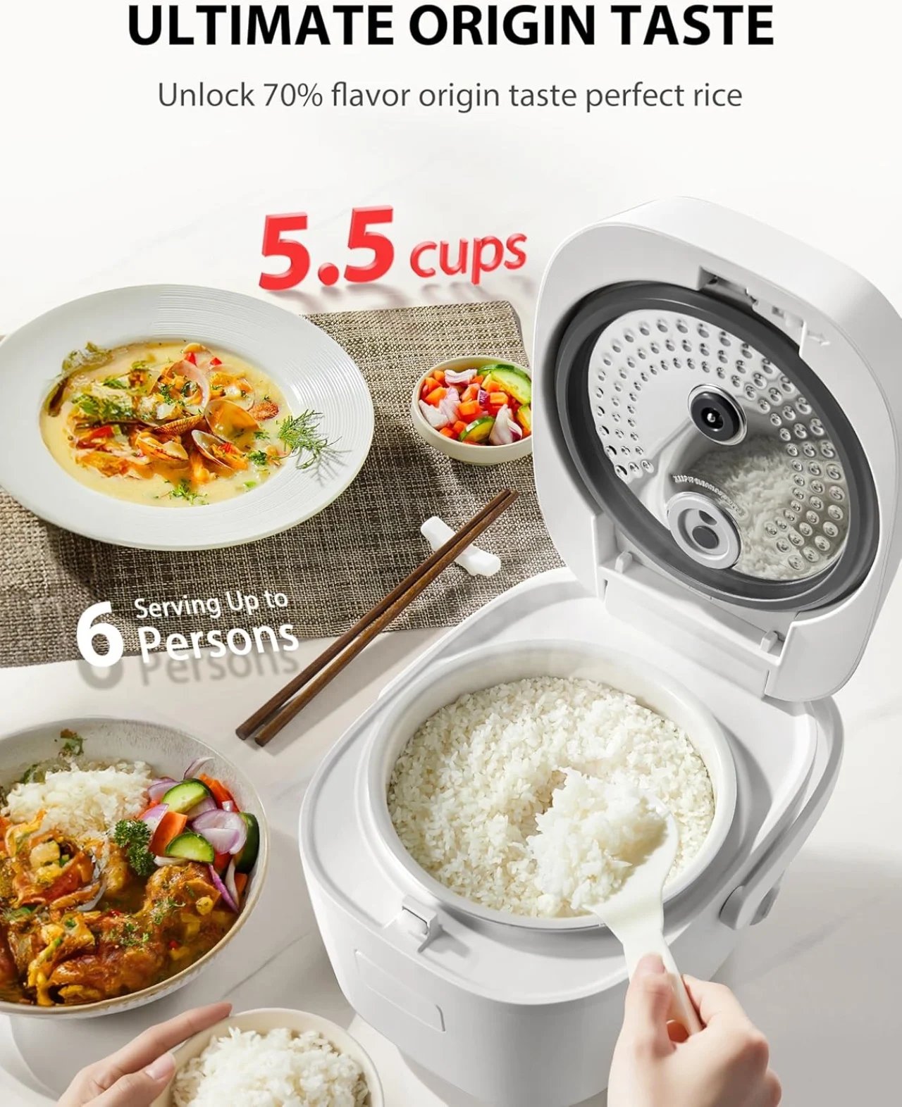 Esta panela elétrica de arroz Toshiba se torna uma favorita para famílias ocupadas