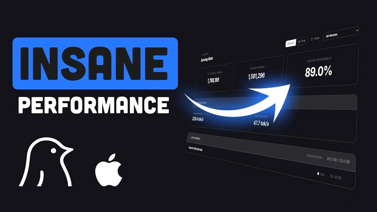 Execute IA nativa mais rapidamente no Mac com oMLX Engine.