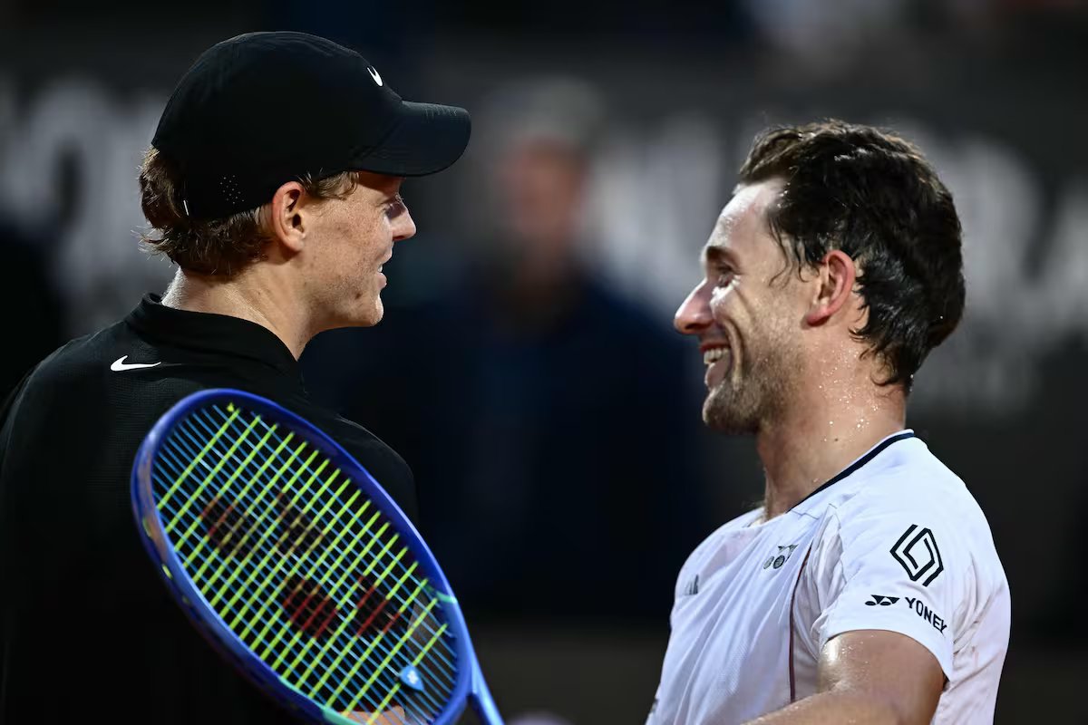 Foi assim que tomou forma a final do Rome Masters 1000 2026