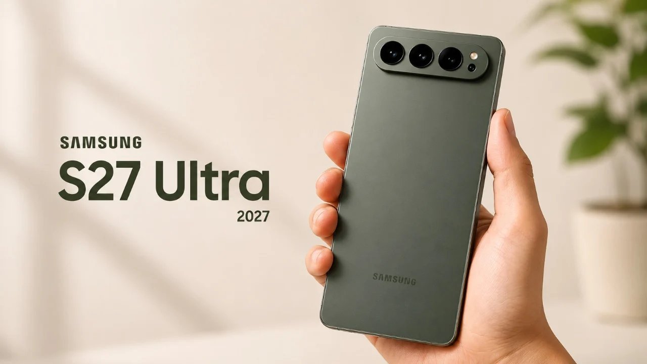 Galaxy S27 Ultra: Samsung abandona a icônica configuração de 4 câmeras
