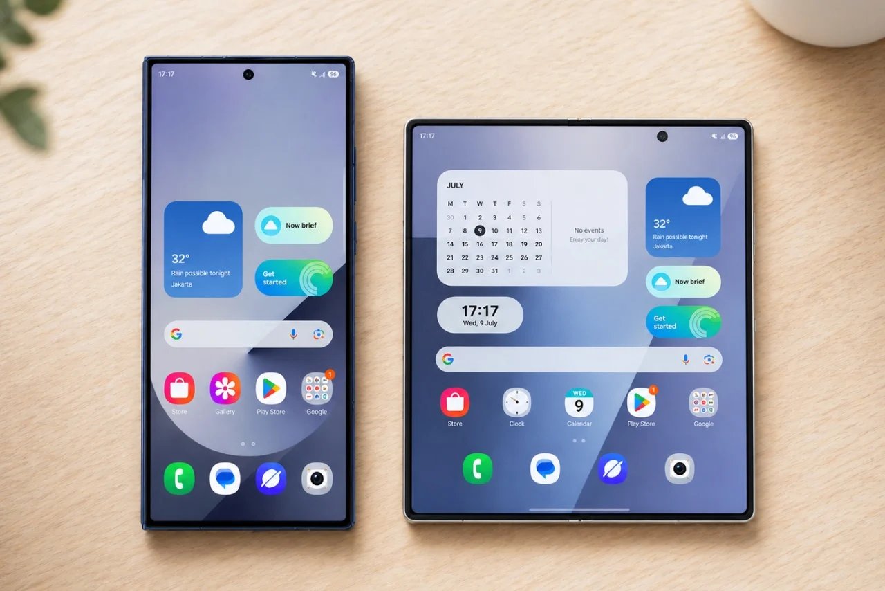 Galaxy Z Fold 8 Wide e Fold 8: comparação dos novos designs