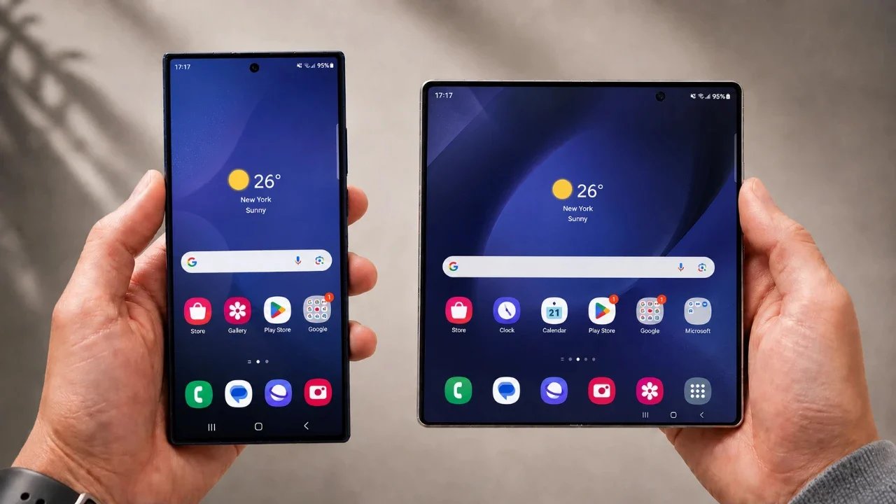 Galaxy Z Fold 8 vs Z Fold 8 Wide: O que esperar
