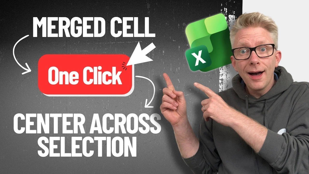 Guia de um clique para remover células mescladas do Excel.