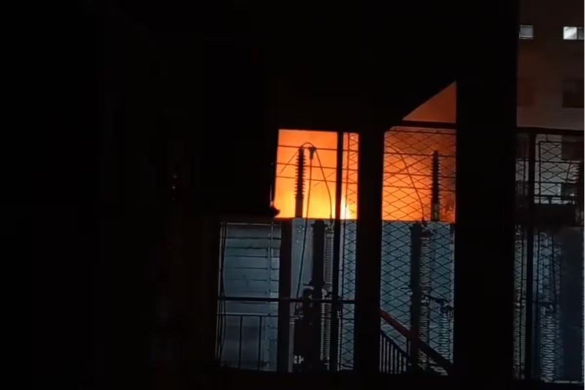 Incêndio e explosão na subestação Yedesur. 100 mil usuários ficaram sem energia elétrica