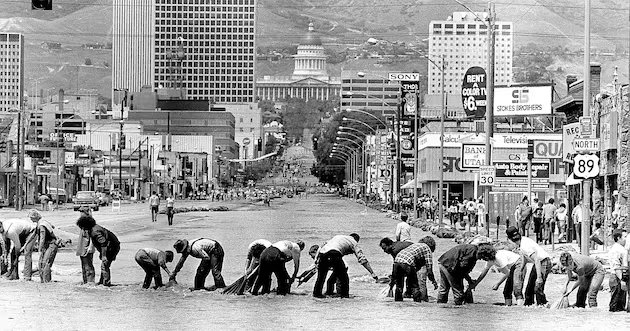 Inundação de 1983 quase engole o centro de Salt Lake City – Deseret News