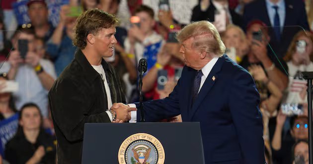 Jackson Dart apresenta Trump em comício em Nova York – Deseret News
