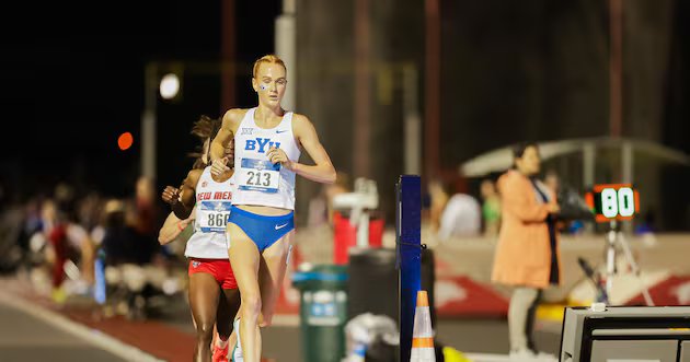 Jane Hedengren, da BYU, acaba de quebrar o recorde de qualificação da NCAA West de 17 anos – Deseret News