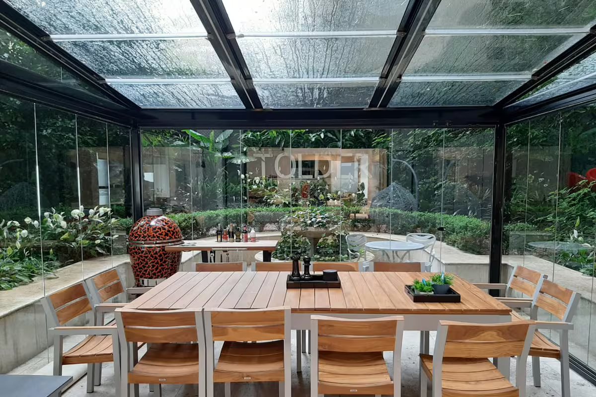 Jardins de inverno. como montar uma caixa de vidro sem gastar mais