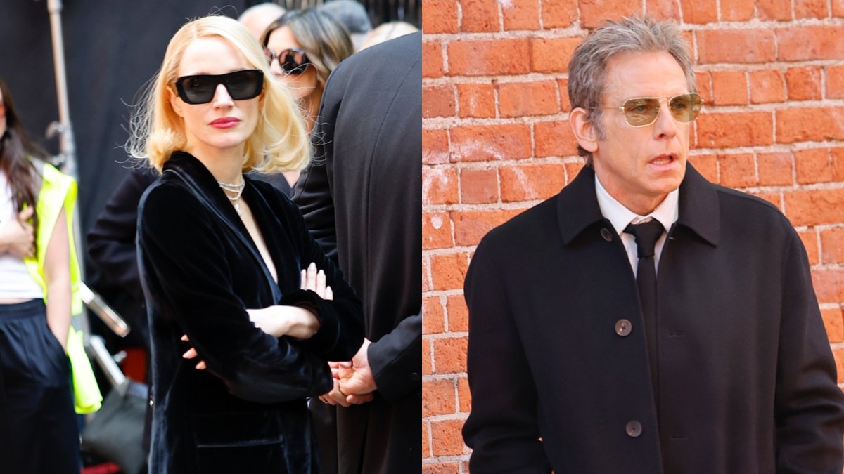 Jessica Chastain usa cabelo loiro no set de ‘The Off Weeks’ com Ben Stiller em Nova York – Just Jared – Celebrity News & Gossip