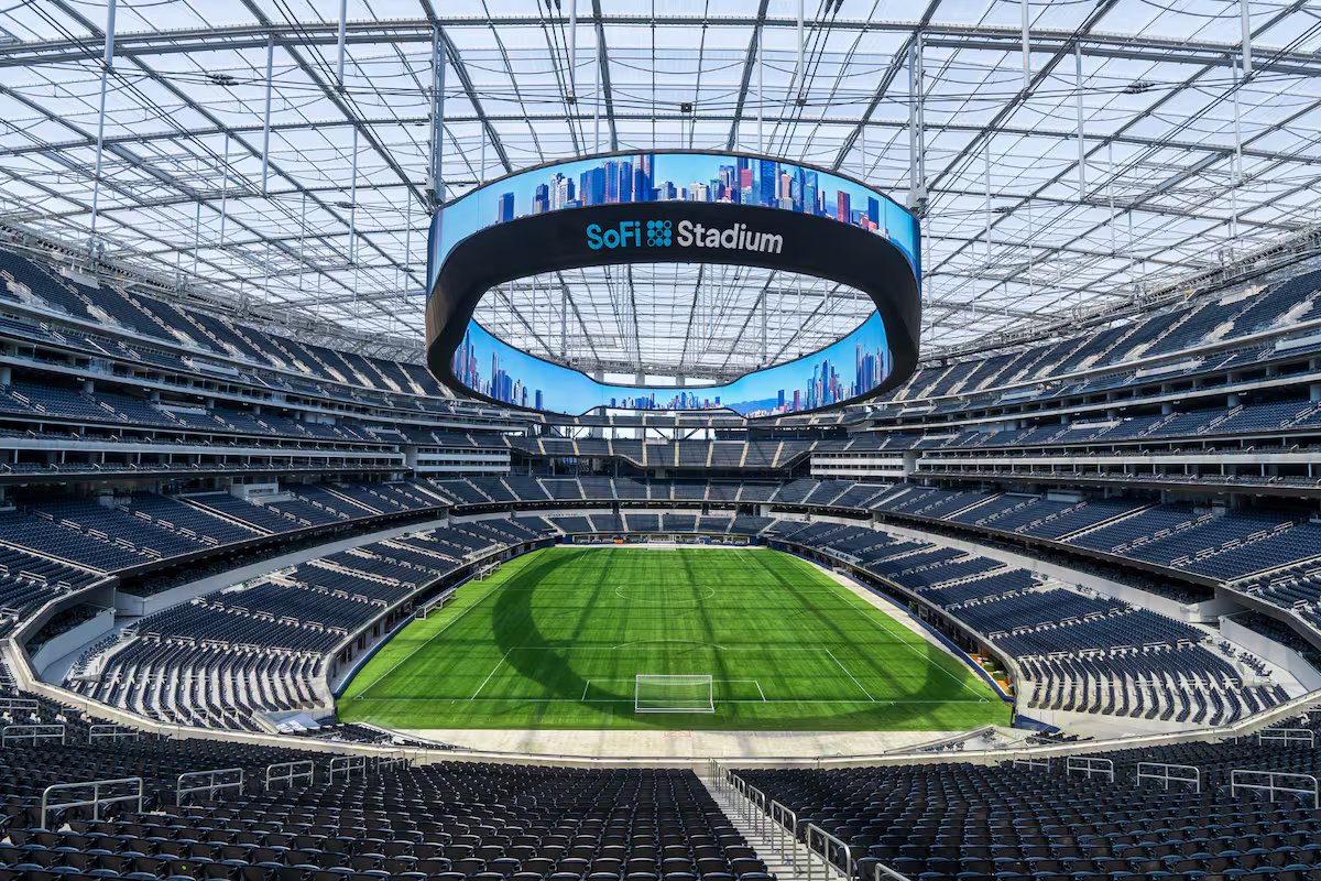 Jogos da Copa do Mundo de 2026 em Los Angeles. calendário de todos os times jogando no SoFi Stadium