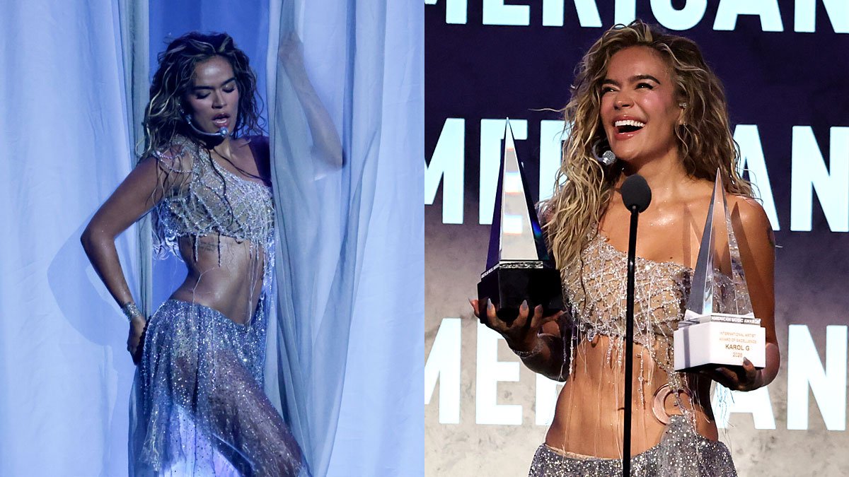 Karol G se apresenta, recebe prêmio especial e surpreende com mais uma vitória noturna no AMAs – assista agora! – Just Jared – Notícias e fofocas sobre celebridades