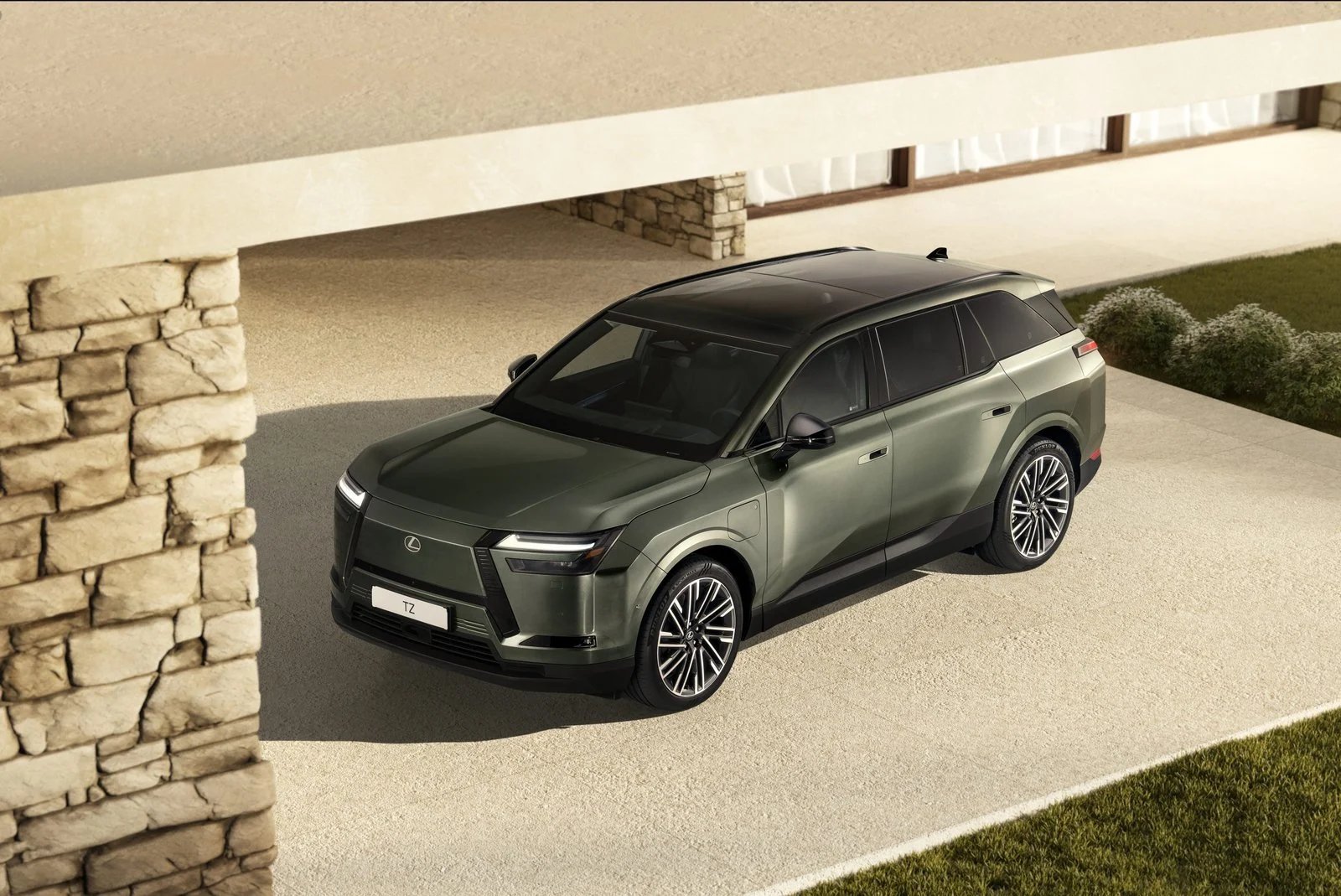 Lexus apresenta SUV elétrico de três fileiras TZ em 2027
