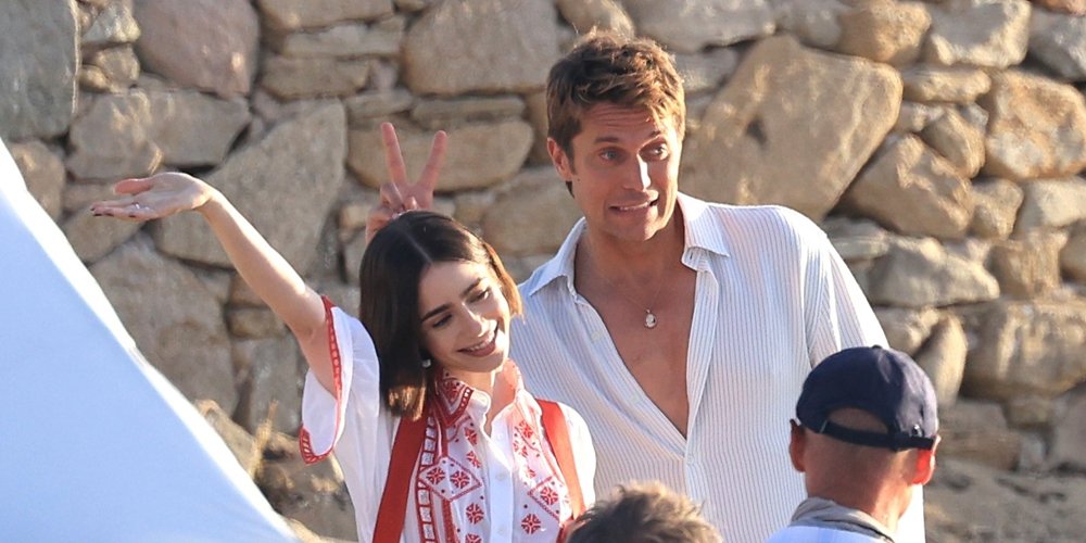 Lily Collins e Lucas Bravo se reúnem para filmar a última temporada de ‘Emily in Paris’ na Grécia – Just Jared – Celebrity News & Gossip