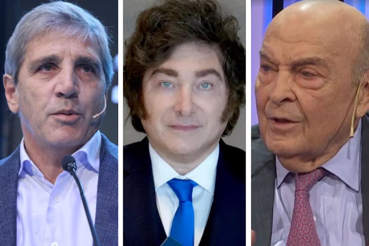 Millais e Caputo cruzaram-se com Domingo Cavallo após as suas críticas ao plano económico do governo