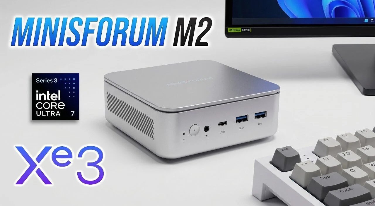 Mini PC Panther Lake mais barato: análise do Minisforum M2 Barebone