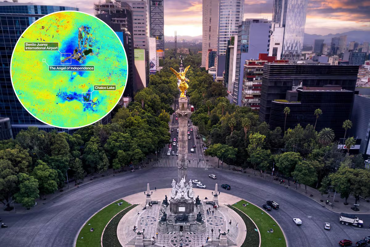 NASA confirma que a Cidade do México está afundando tão rápido que já é visível do espaço – as áreas mais afetadas