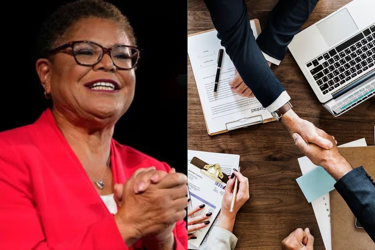 Negócios em Los Angeles. Karen Bass anuncia mais investimentos para ajudar pequenas empresas