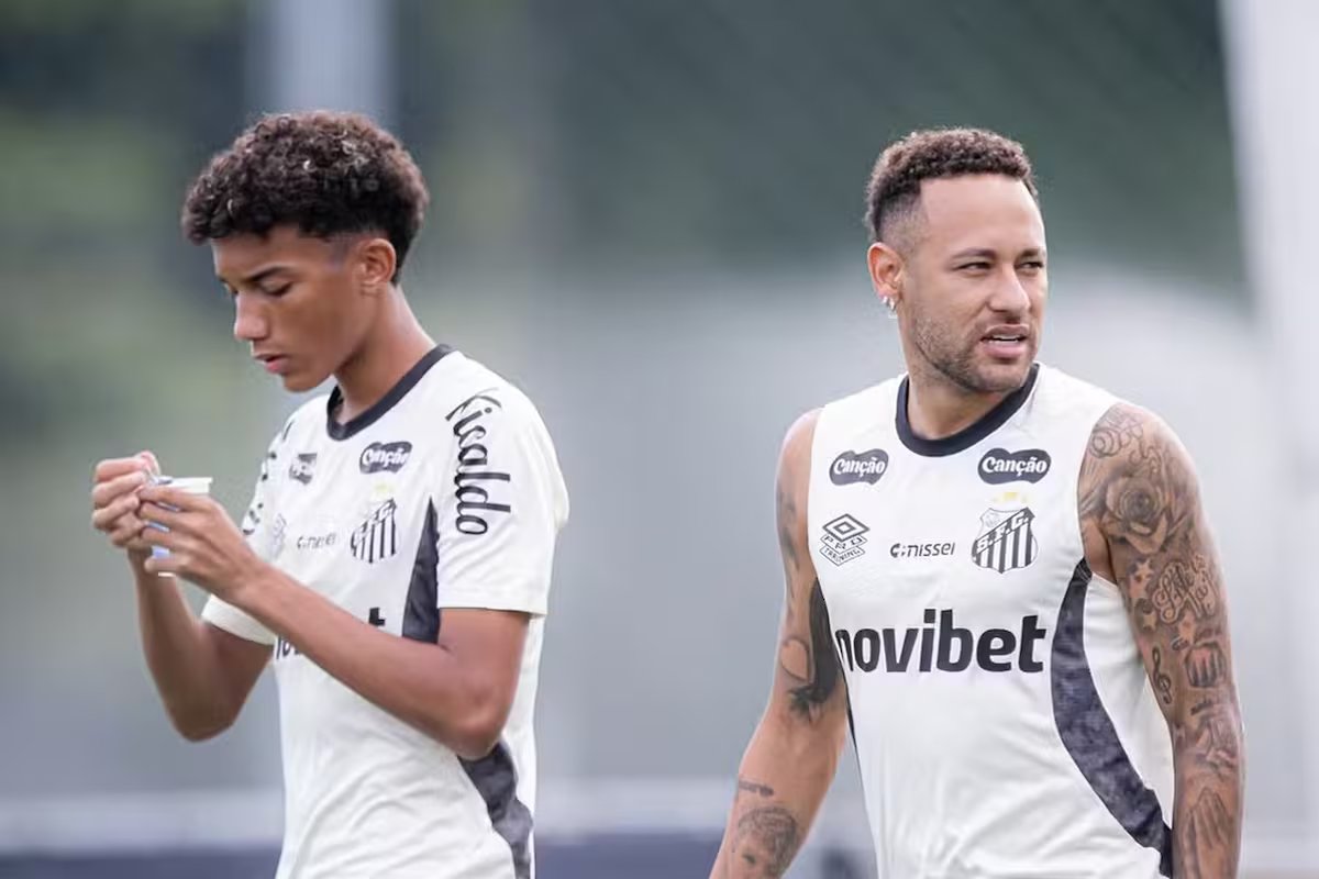 Neymar e Robinho Junior falaram sobre briga no treino e pediram desculpas
