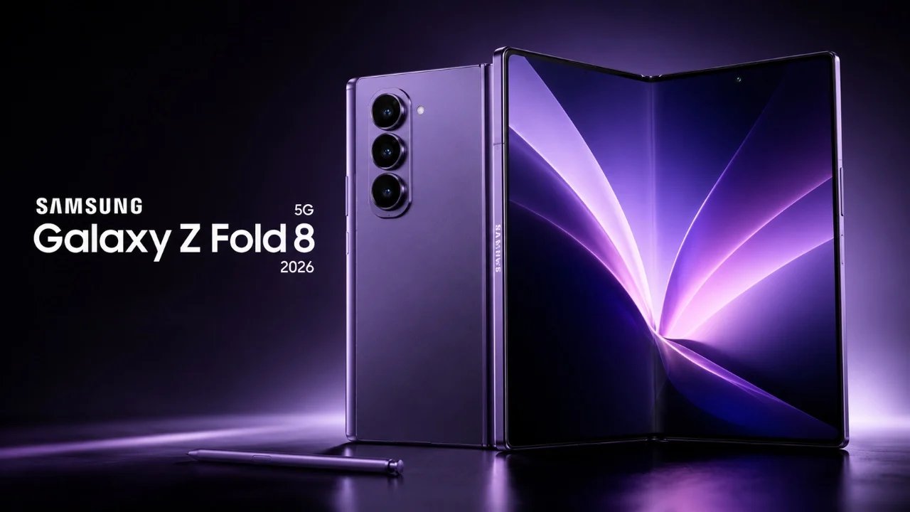 O Galaxy Z Fold 8 sem vincos será lançado em julho