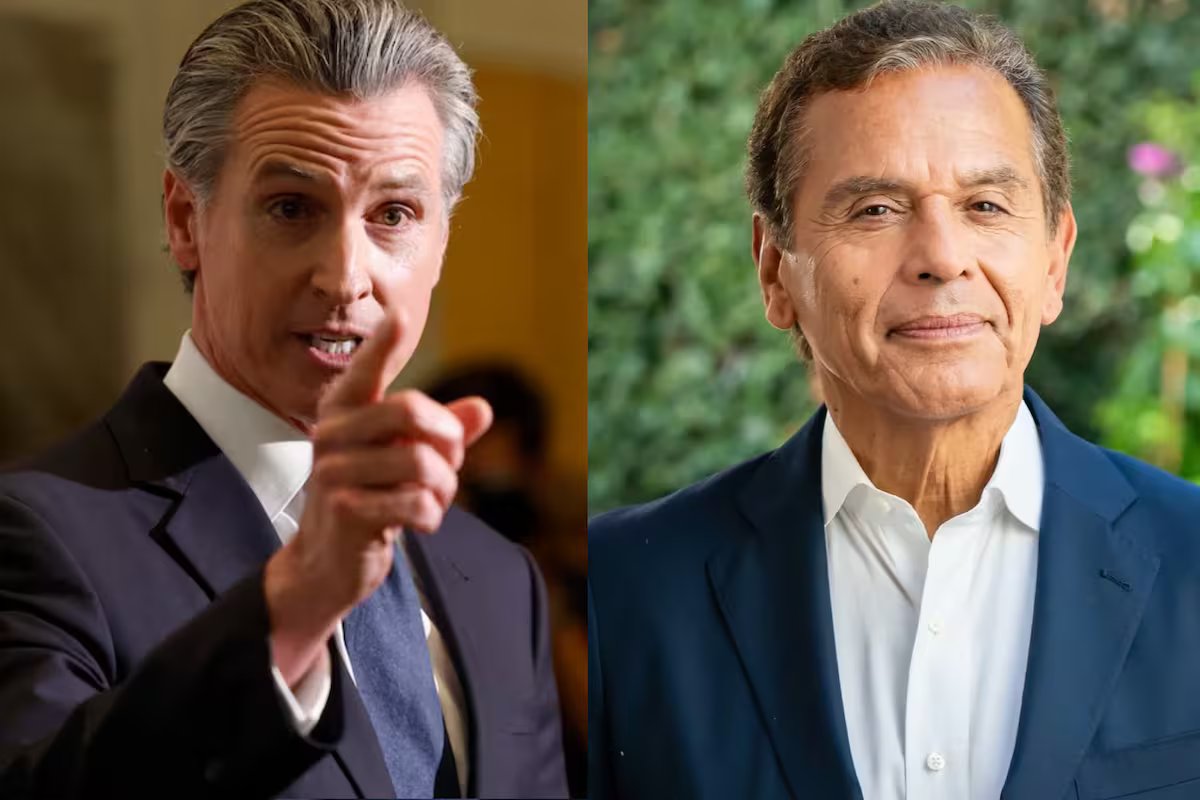 O candidato democrata que atacou Newsom na Califórnia. “Você não pode culpar Trump por tudo.”