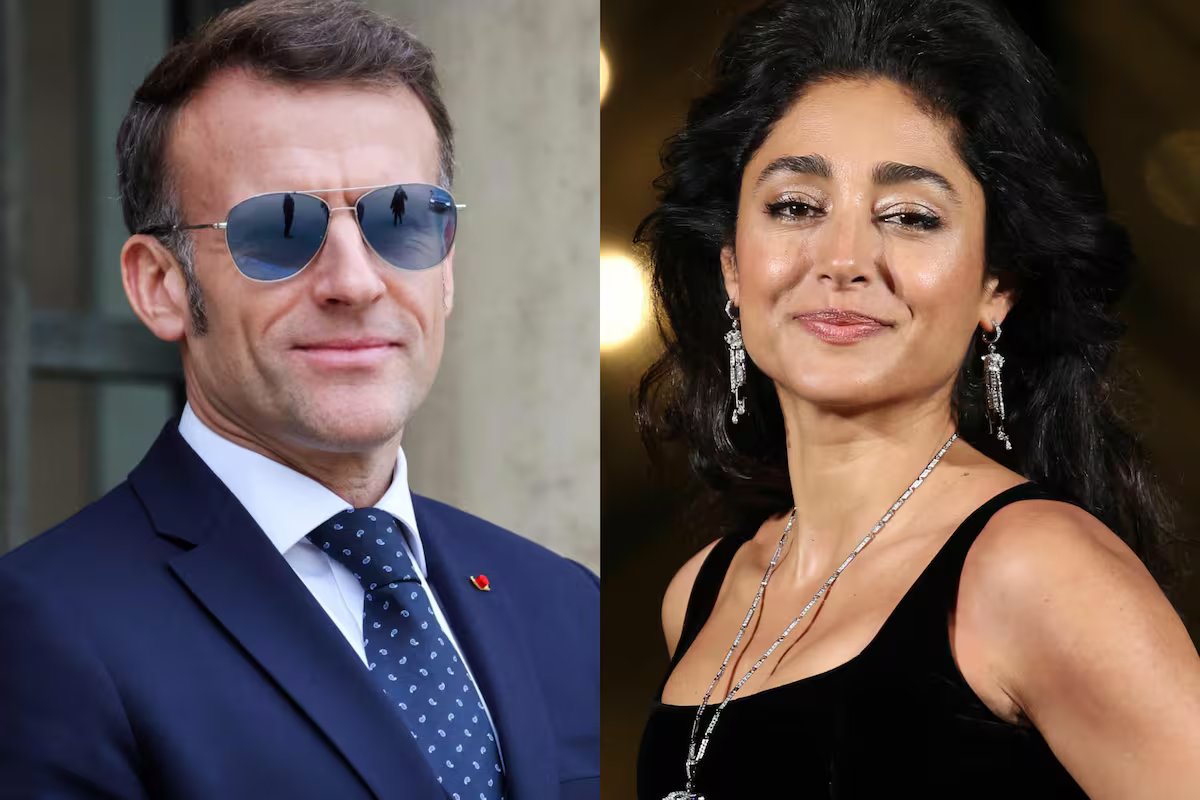 O jornalista coloca Macron em contato com a atriz iraniana e conversa com Brigitte sobre a crise