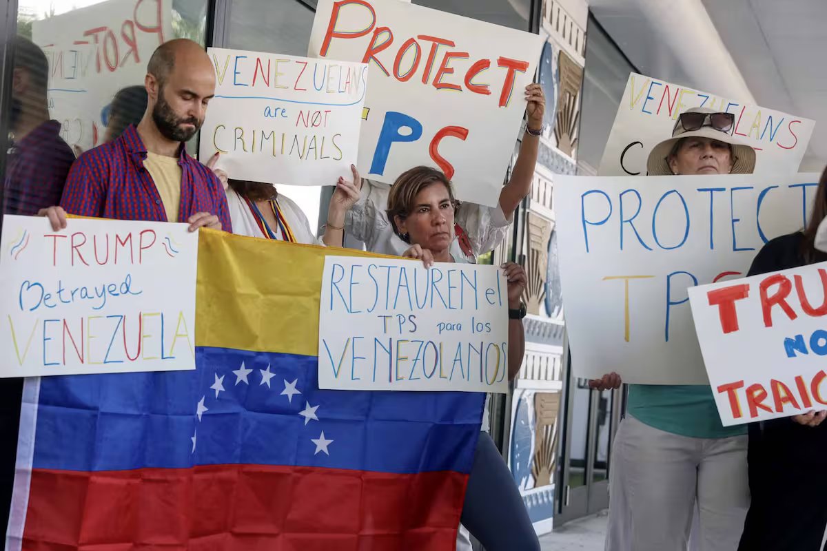 O prazo do USCIS para venezuelanos do TPS está se aproximando. um grupo de imigrantes que perderá o seu estatuto