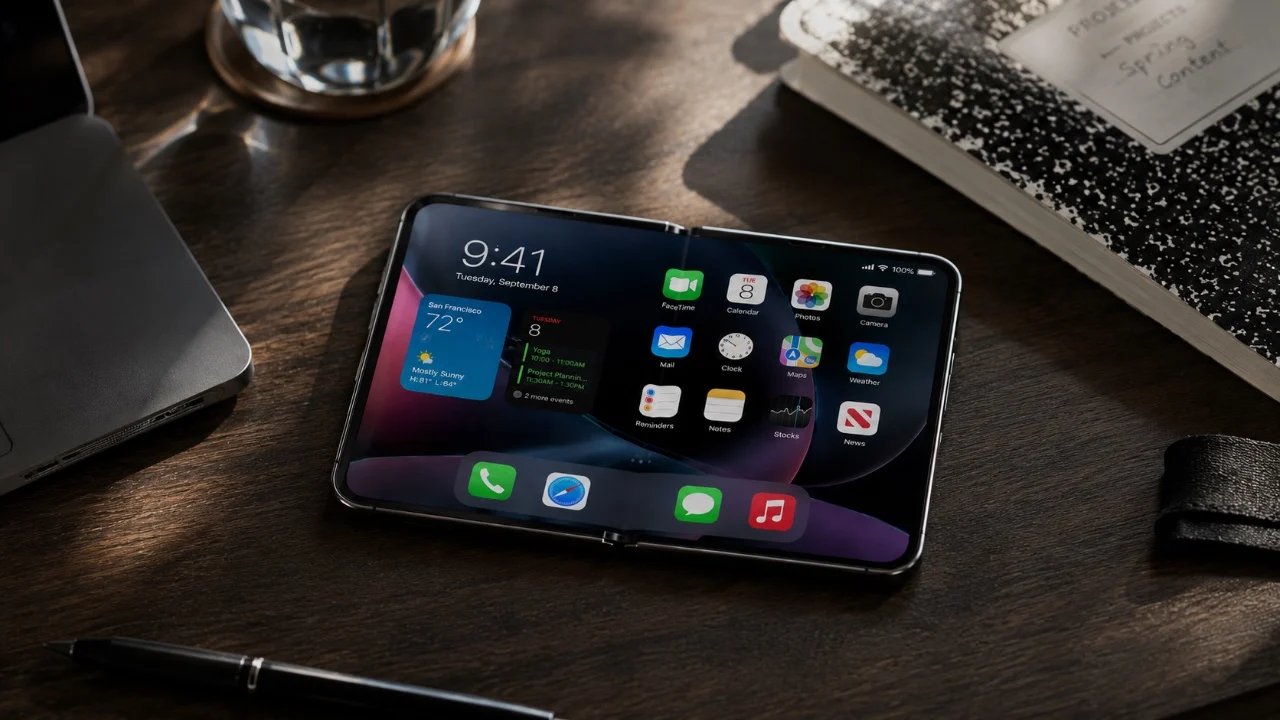 O que esperar do iPhone Ultra dobrável 2026.
