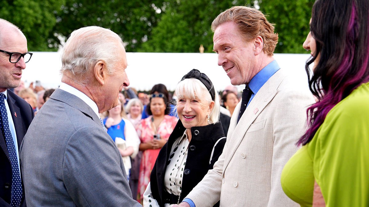 O rei Charles se junta a celebridades como Helen Mirren e Damian Lewis na festa no jardim do Palácio de Buckingham – Just Jared – Celebrity News & Gossip