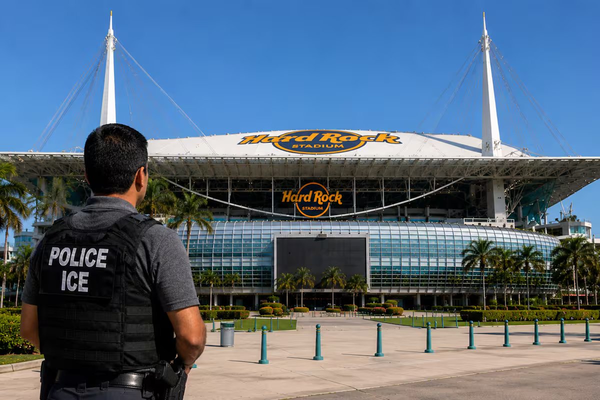 Oficial. Todos os jogos da Copa do Mundo a serem realizados em Miami poderão ter o ICE implantado para segurança