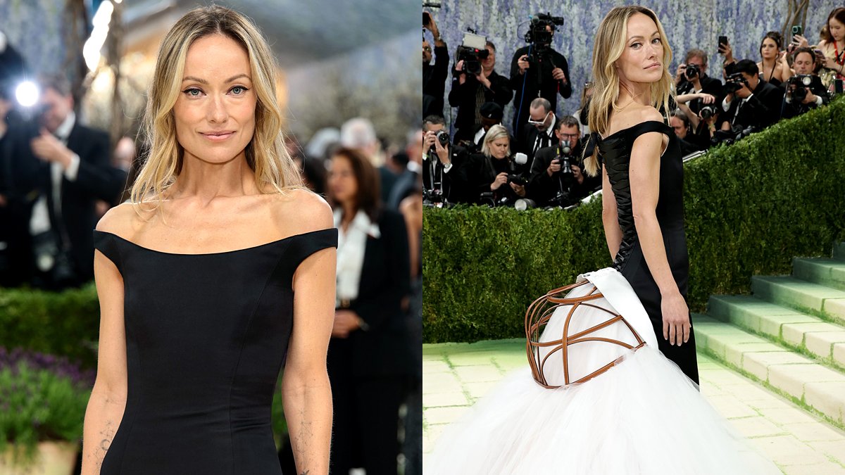 Olivia Wilde chama a atenção com a gaiola presa à cauda de seu vestido Met Gala 2026 – Just Jared – Celebrity News & Gossip