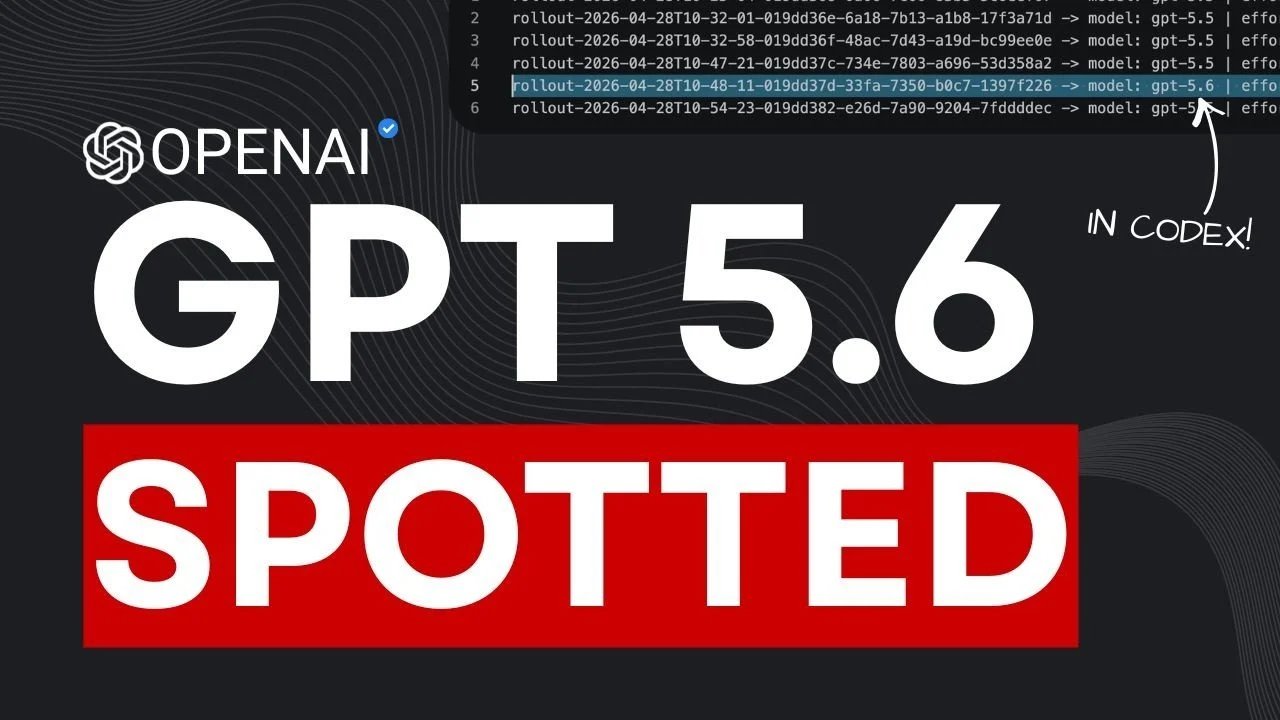OpenAI está testando GPT 5.6 como uma atualização para a versão principal da plataforma Codex
