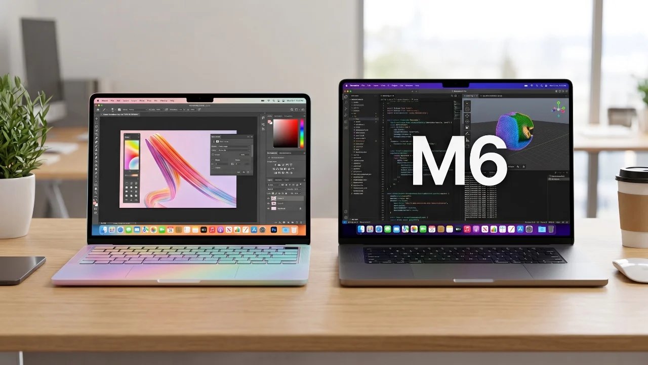 Os MacBooks M6 Pro e Max possuem telas OLED e touchscreen